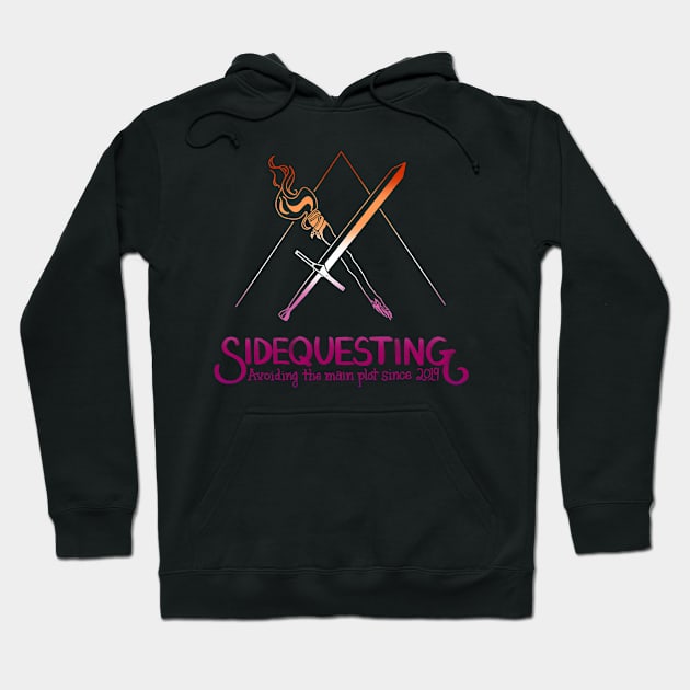 Lesbian Sidequesting Logo Hoodie by Sidequesting